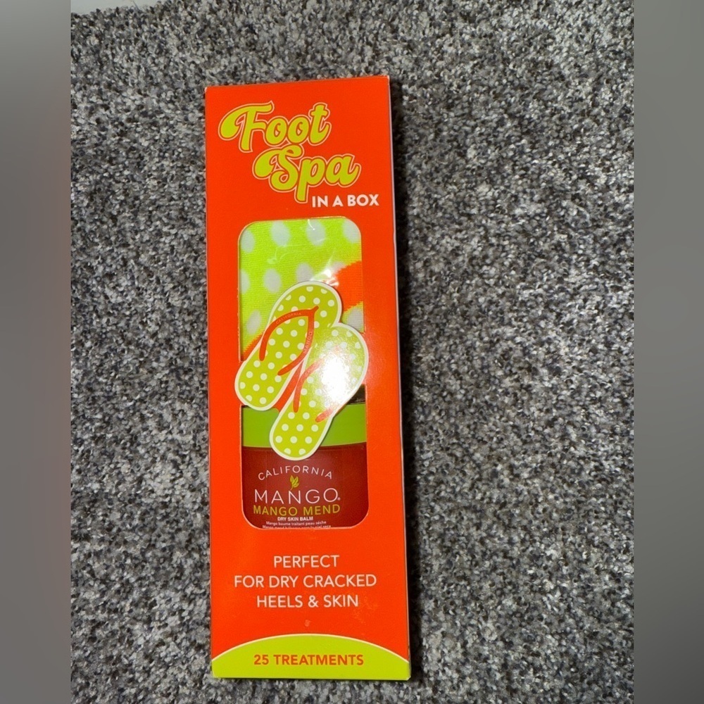 California mango foot spa in a box MANGO